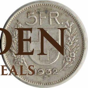 5 francs 1932 argent