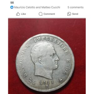 Napoleone 5 lire Bologna